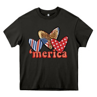 Asphalt merica 4th of july hearts Heavy Core Tee - BundleAndBundleShop