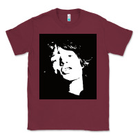 Burgundy mick jag Classic Tee - artisFamous