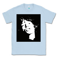 Dusty Blue mick jag Classic Tee - artisFamous