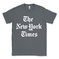 Charcoal Heather new york times Classic Tee - artisFamous
