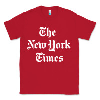 Red new york times Classic Tee - artisFamous