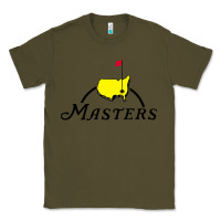 Army Green golf masters Classic Tee - artisFamous