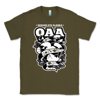 Army Green oceans ate alaska Classic Tee - artisFamous