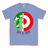 Colony Blue sips and  trips Classic Tee - artisFamous