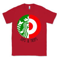 Red sips and  trips Classic Tee - artisFamous