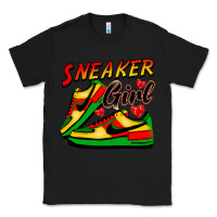Black sneaker girl Classic Tee - FaDigitalArtStudio