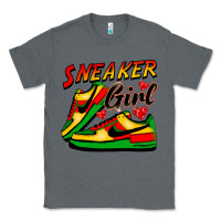 Charcoal Heather sneaker girl Classic Tee - FaDigitalArtStudio