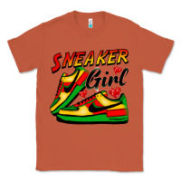 Copper sneaker girl Classic Tee - FaDigitalArtStudio