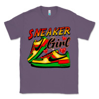 Lavender sneaker girl Classic Tee - FaDigitalArtStudio