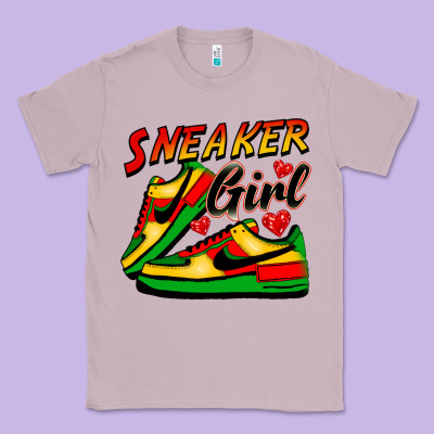 Sneaker Girl Classic Tee Designed By Fadigitalartstudio