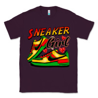 Plum sneaker girl Classic Tee - FaDigitalArtStudio