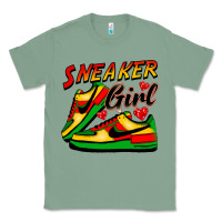 Sage sneaker girl Classic Tee - FaDigitalArtStudio