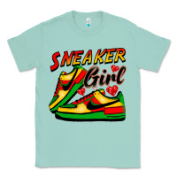 Seafoam sneaker girl Classic Tee - FaDigitalArtStudio