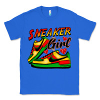 True Royal sneaker girl Classic Tee - FaDigitalArtStudio