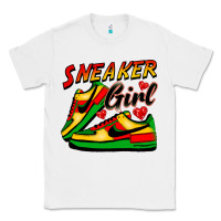 White sneaker girl Classic Tee - FaDigitalArtStudio