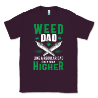 Plum weed dad le.ga.li.ze ma.riju.a.na pot weed gift   t shirt Classic Tee - artisFamous