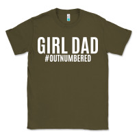 Army Green Girl Dad Classic Tee - artisFamous
