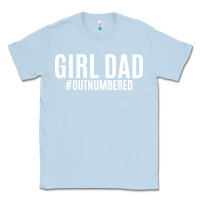 Dusty Blue Girl Dad Classic Tee - artisFamous