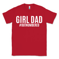 Red Girl Dad Classic Tee - artisFamous