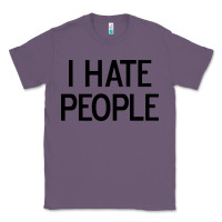 Lavender i hate people Classic Tee - artisFamous