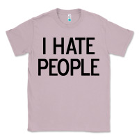Lilac i hate people Classic Tee - artisFamous