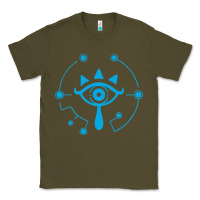 Army Green zel.da br.ea.th of the w.i.l.d she.i.k.ah eye lo. t shirt Classic Tee - artisFamous