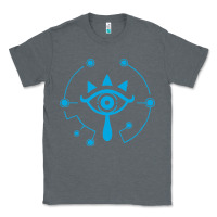 Charcoal Heather zel.da br.ea.th of the w.i.l.d she.i.k.ah eye lo. t shirt Classic Tee - artisFamous