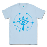 Dusty Blue zel.da br.ea.th of the w.i.l.d she.i.k.ah eye lo. t shirt Classic Tee - artisFamous