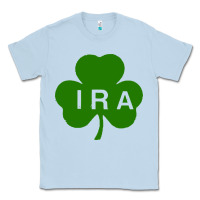 Dusty Blue ira irish lucky shamrock st patrick's day Classic Tee - artisFamous