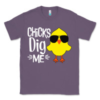 Lavender kids chick dig me Classic Tee - artisFamous