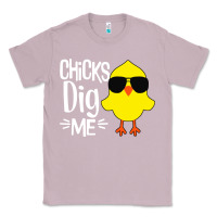 Lilac kids chick dig me Classic Tee - artisFamous