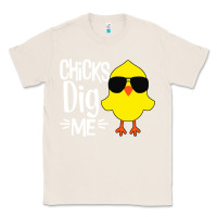 Natural kids chick dig me Classic Tee - artisFamous