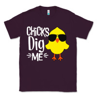 Plum kids chick dig me Classic Tee - artisFamous