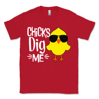 Red kids chick dig me Classic Tee - artisFamous