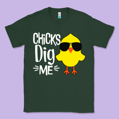 Kids Chick Dig Me Classic Tee Designed By Artisfamous
