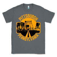 Charcoal Heather pittsburgh pennsylvania Classic Tee - artisFamous
