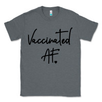 Charcoal Heather pro vaccination Classic Tee - artisFamous