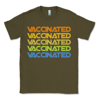 Army Green vaccinated retro Classic Tee - artisFamous