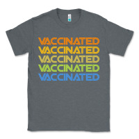 Charcoal Heather vaccinated retro Classic Tee - artisFamous