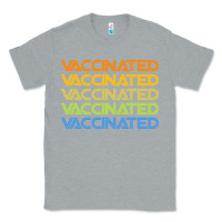 Heather Grey vaccinated retro Classic Tee - artisFamous