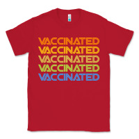 Red vaccinated retro Classic Tee - artisFamous