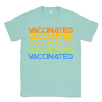 Seafoam vaccinated retro Classic Tee - artisFamous