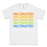 White vaccinated retro Classic Tee - artisFamous