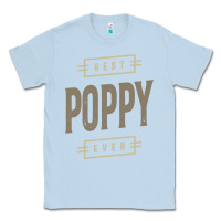 Dusty Blue Mens Best Poppy Ever | Poppy Gift Classic Tee - artisFamous