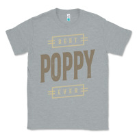 Heather Grey Mens Best Poppy Ever | Poppy Gift Classic Tee - artisFamous