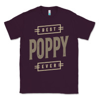 Plum Mens Best Poppy Ever | Poppy Gift Classic Tee - artisFamous