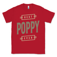 Red Mens Best Poppy Ever | Poppy Gift Classic Tee - artisFamous