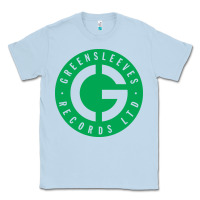 Dusty Blue Greensleeves Records Classic Tee - artisFamous