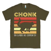 Army Green chonk cat funny cat meme cat dad cat mom Classic Tee - artisFamous