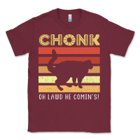 Burgundy chonk cat funny cat meme cat dad cat mom Classic Tee - artisFamous